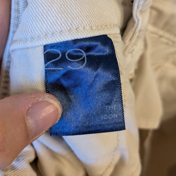 Anthropologie Pilcro Women's The Icon Flare Leg Cream White Jeans Size 29 - Picture 8 of 10